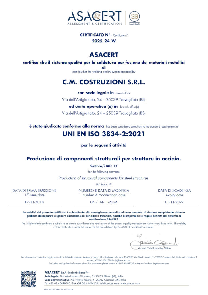 UNI EN ISO 3834-2