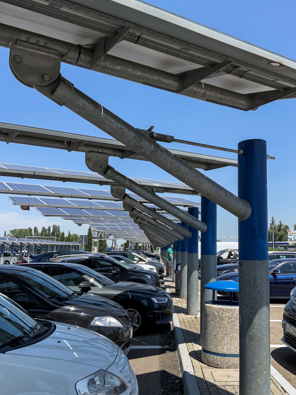 Pensiline per impianti fotovoltaici