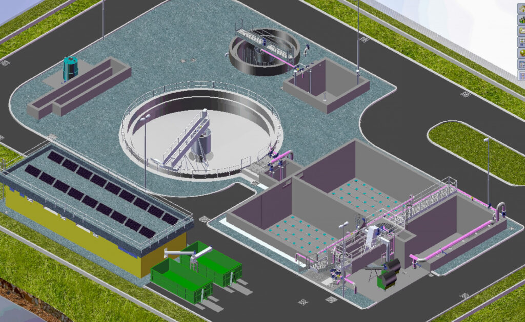 rendering impianto ecologico