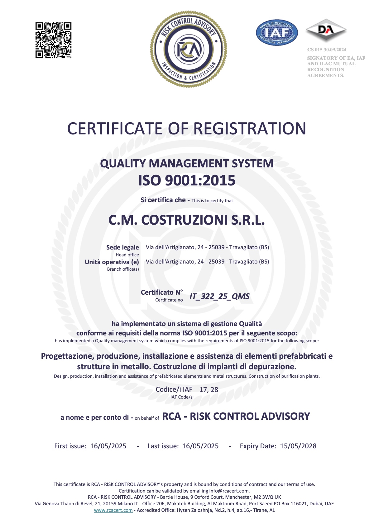 Anteprima del documento ISO 9001