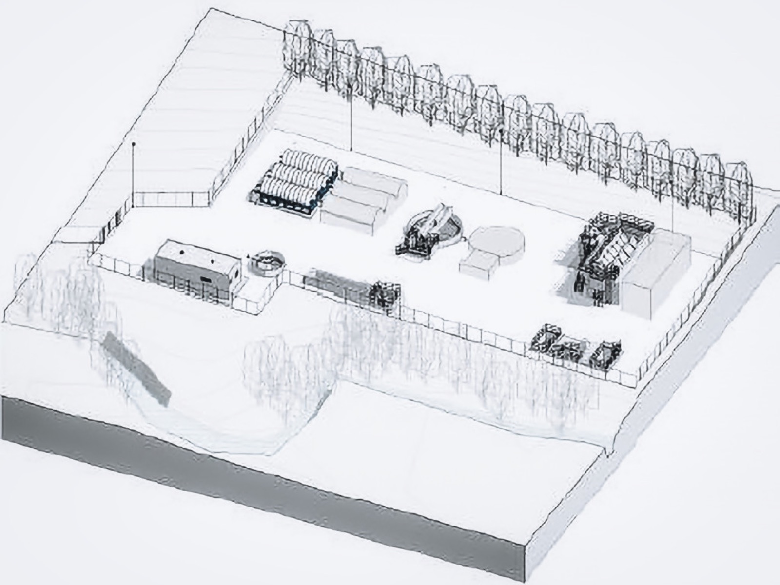 Disegno / rendering dell’impianto HERATech